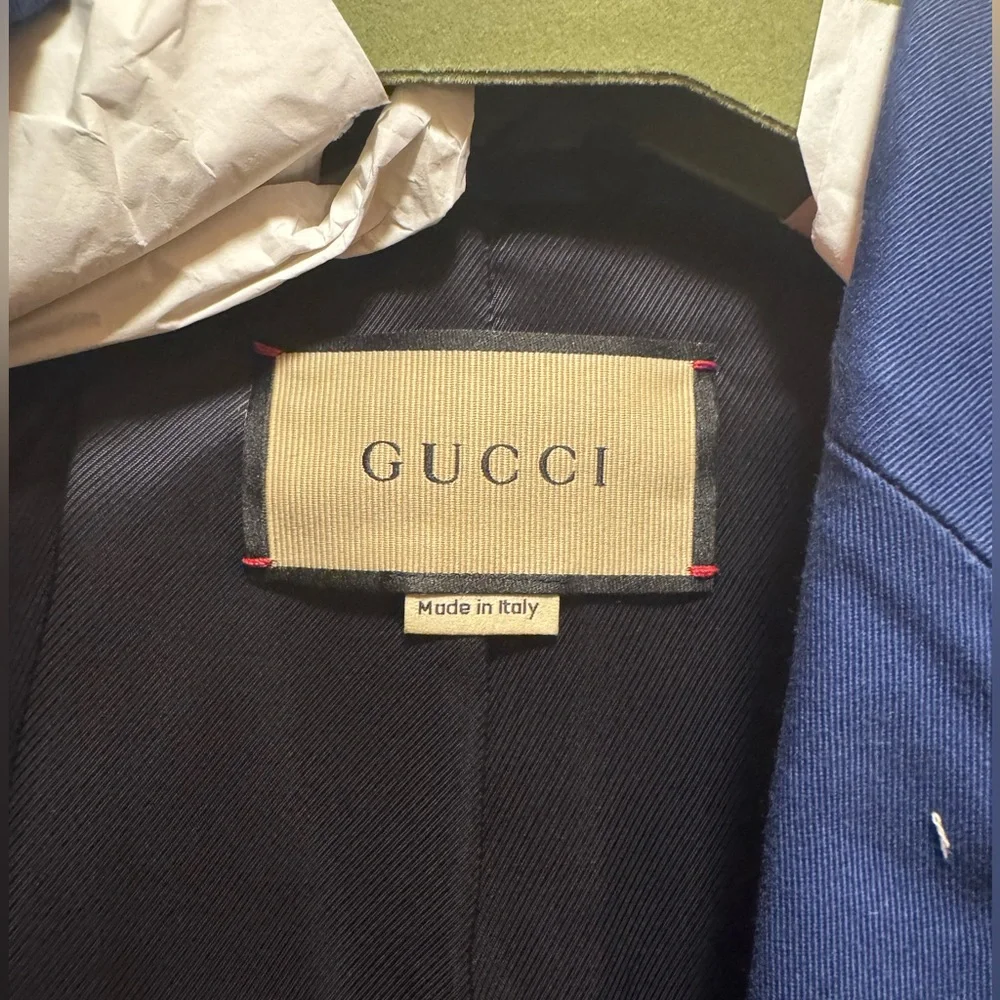 New Authentic Gucci Blazer Navy Size 48 / Fits Like a US 42